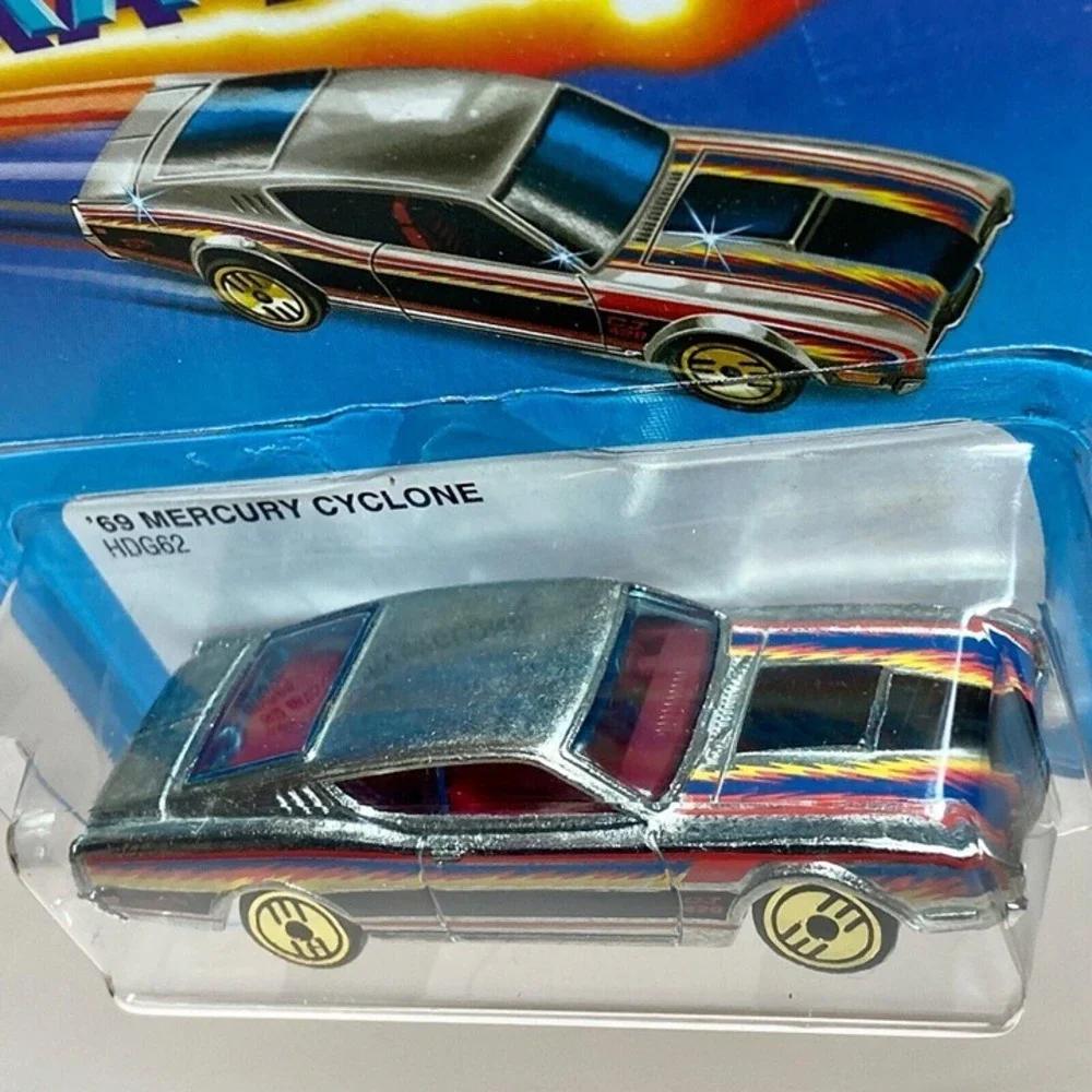 Hot Wheels '69‎ Mercury Cyclone Ultra Hots 2/8 HDG52 Die-cast Car 1:64 NIP 2022